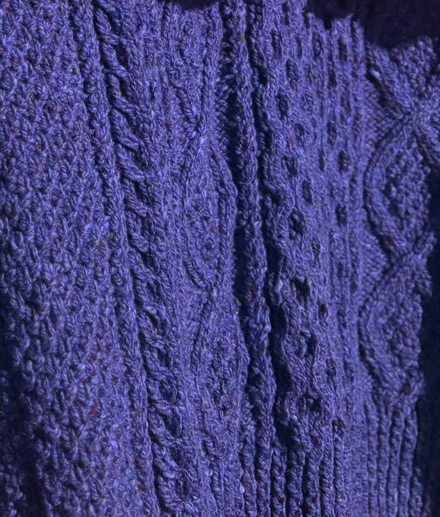 Purple Merino Aran