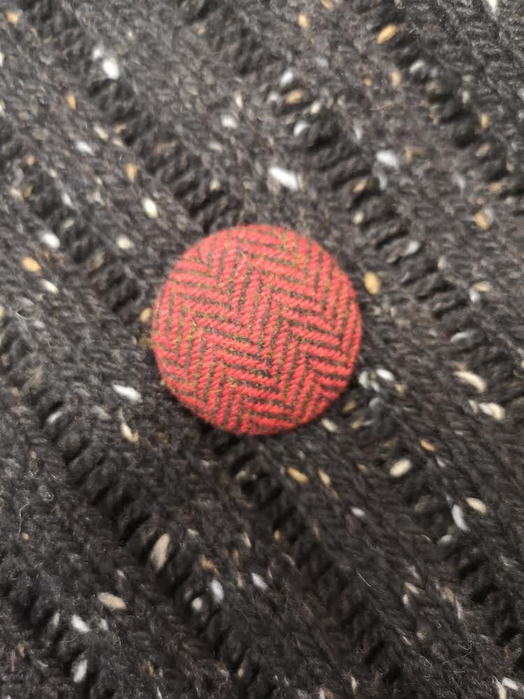 Donegal Tweed Button Set of Five
