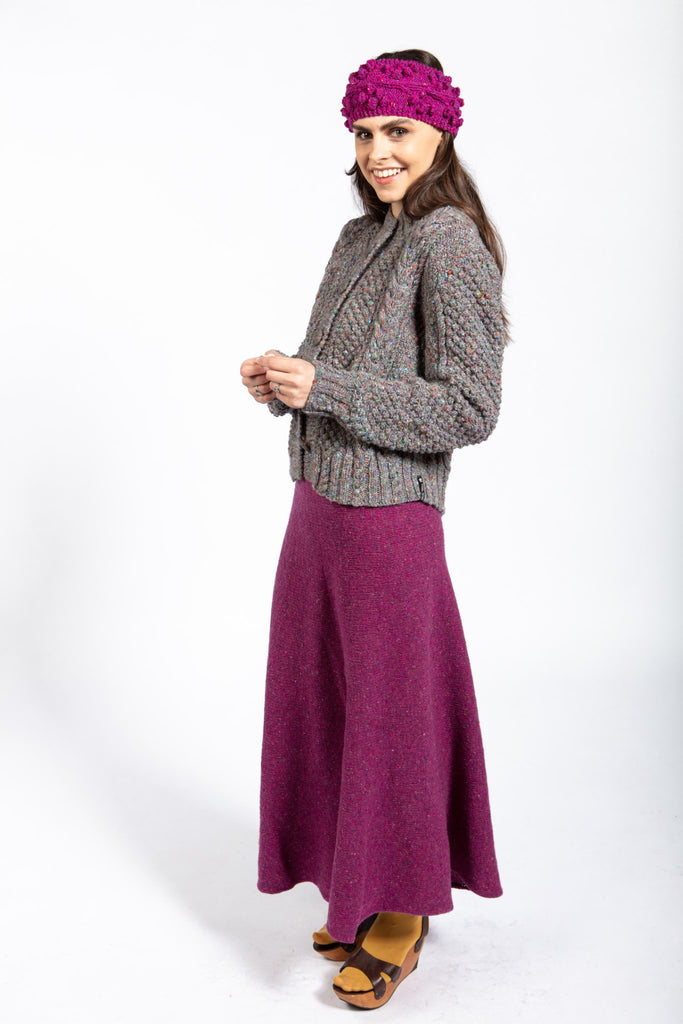 Knit Skirt in Merino with no Seams