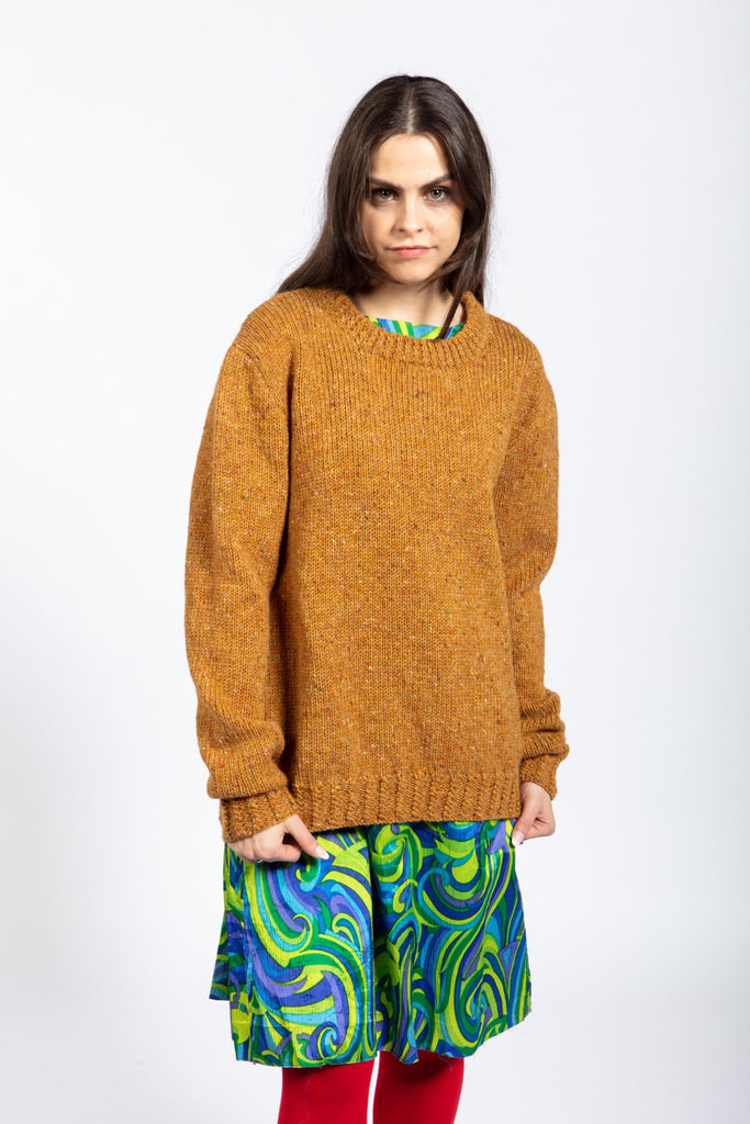 Danny Boy Jumper in Pure Wool Tweed