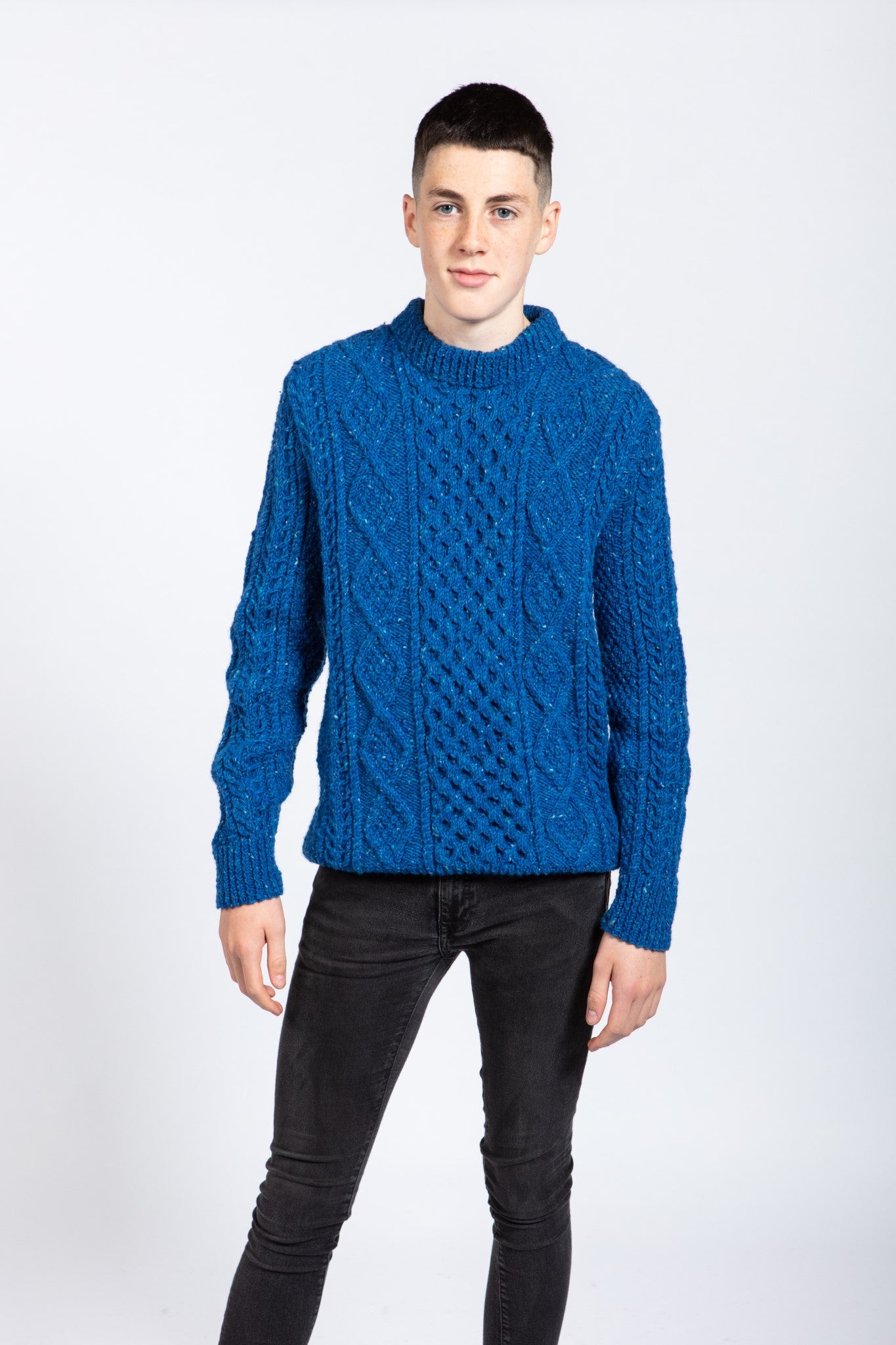Aran Success Pure Wool Mens Handknit – EdelMacBride