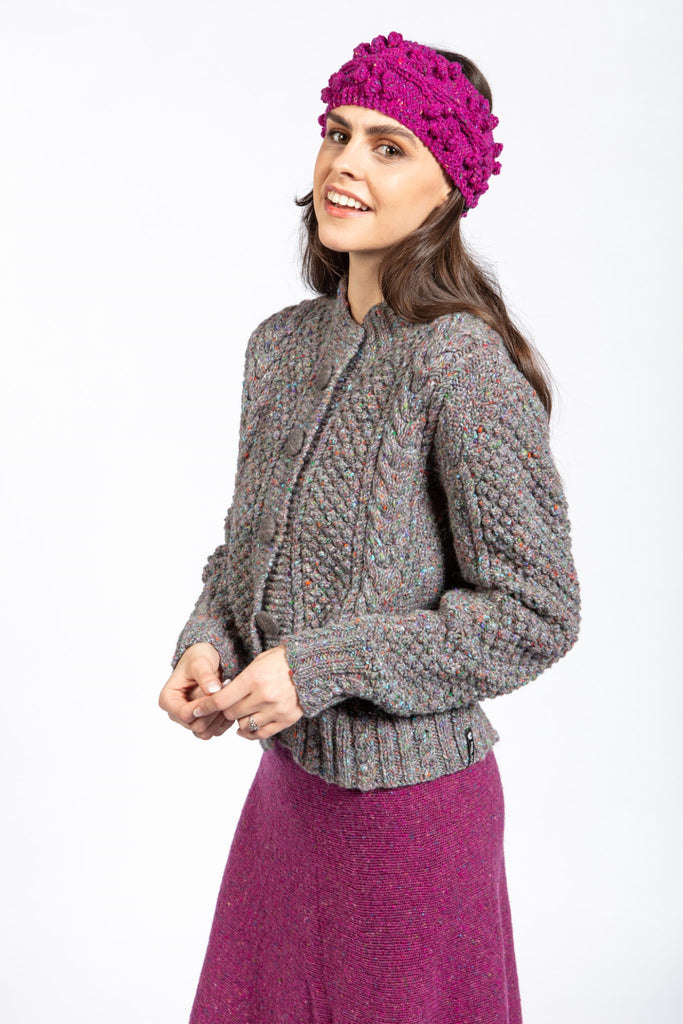 Tweed Eve Cardigan in Pure New Wool