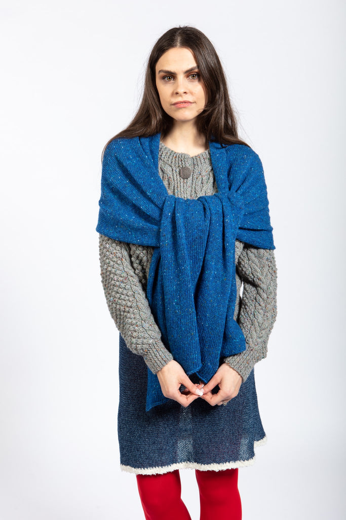 Aimsir Wrap  in Luxurious Light Merino Mohair