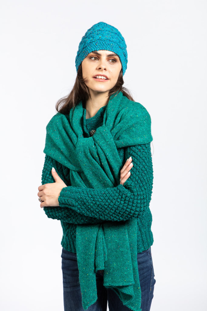 Aimsir Wrap  in Luxurious Light Merino Mohair