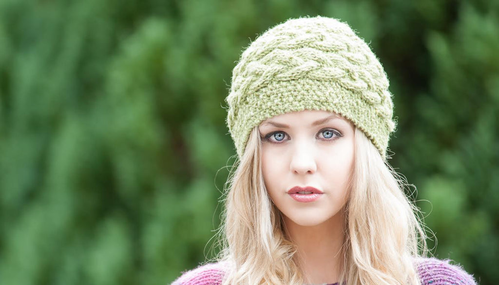 Knitting Pattern for Donegal Cabled Kate Hat