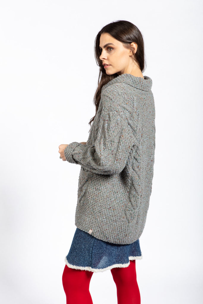 Rita Cardigan With Pockets in Tweed