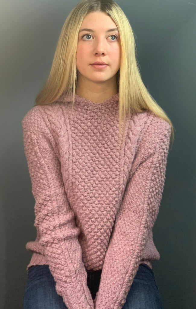 Eve Aran Handknit Hoodie in Soft Merino