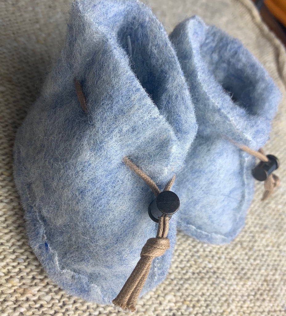 Baby Shoes in Softest Natural Merino Wool