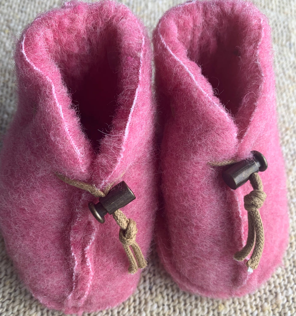 Baby Shoes in Softest Natural Merino Wool