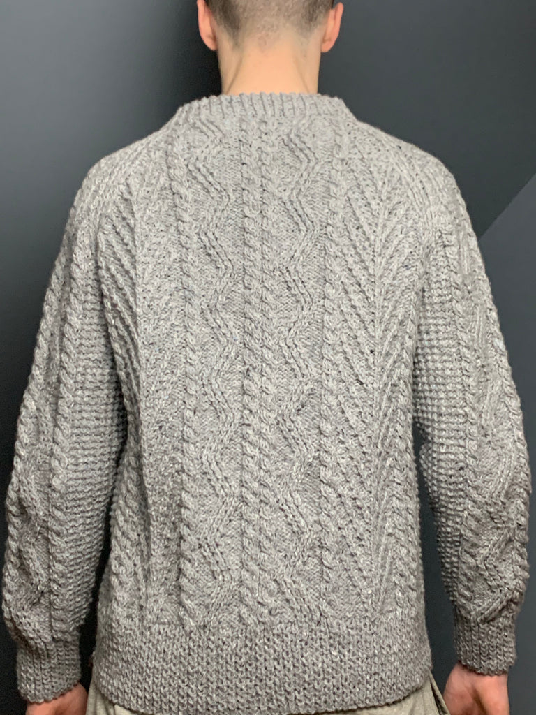 Aran Mens Handknit Original Design hand knit in merino