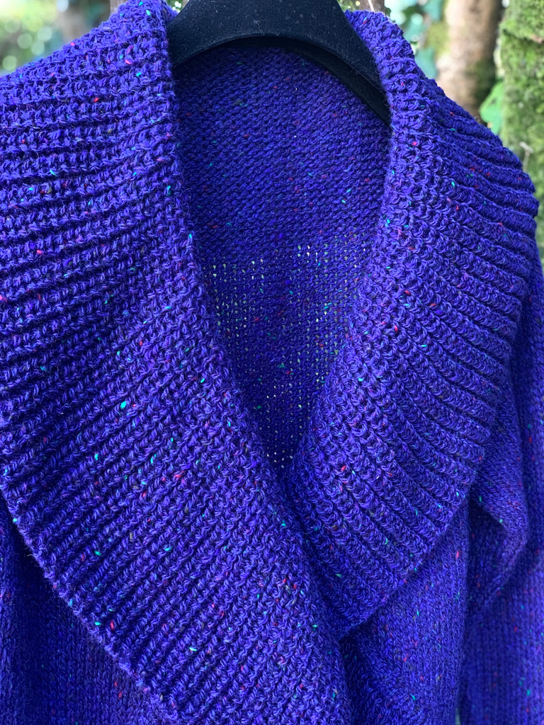 Prairie Jacket in beautiful merino mohair 100% Donegal knit