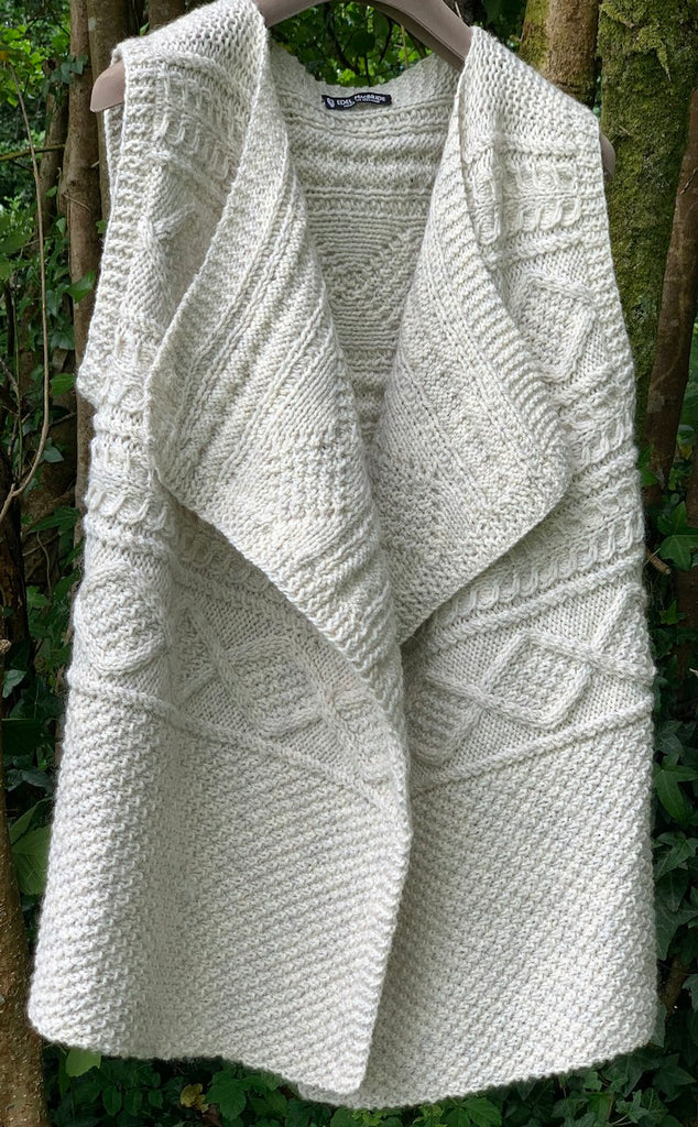 Success Aran Sleeveless Wrap Over