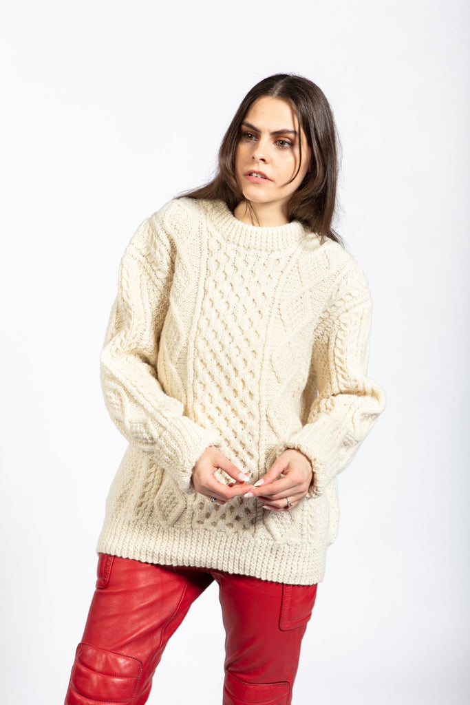 Classic Aran Success Sweater Handknit