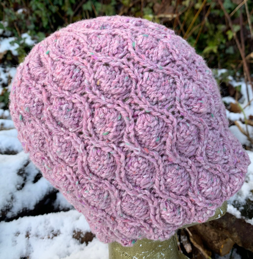 Hata Drumlins Handknit Cloche