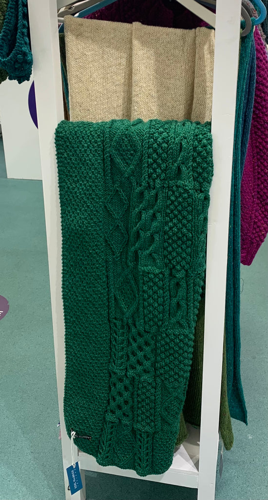 Ulster blanket knitting kit in Irish Aran Wool